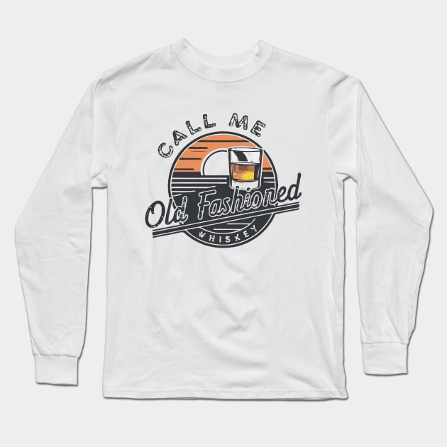 Call Me Old Fashioned, Retro Long Sleeve T-Shirt by Chrislkf